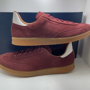 BNIB Cole Haan Grand pro Turf Sneaker Maroon sz 9
